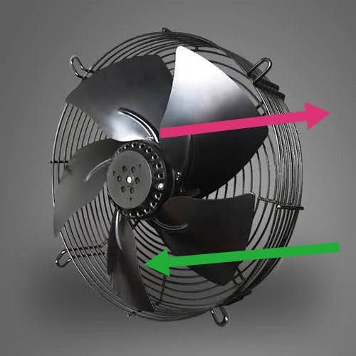 Wall-mounted axial fan