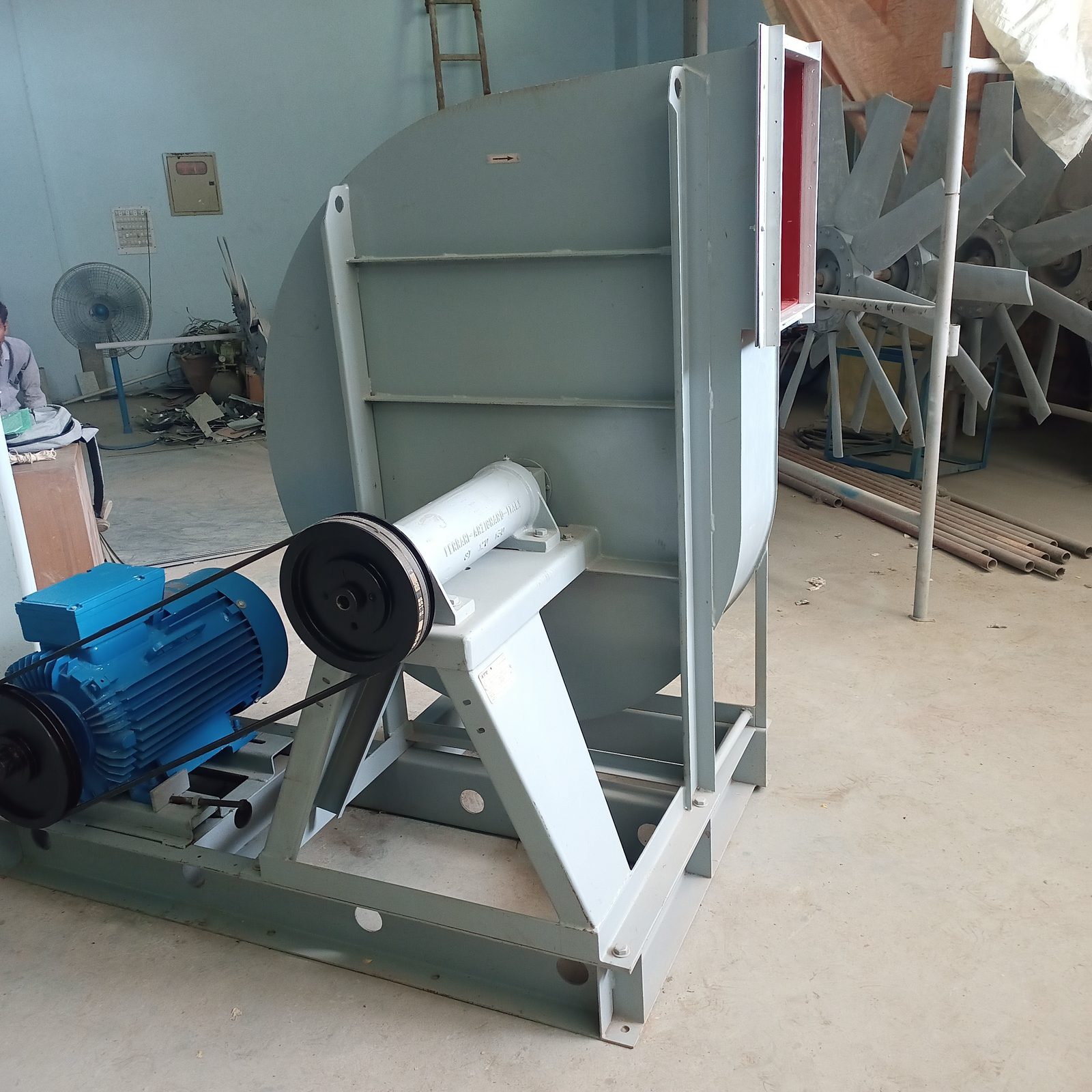 Centrifugal blower with motor drive